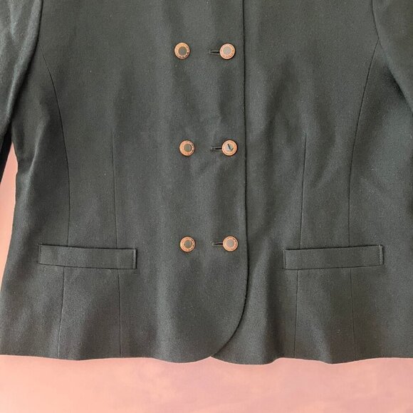 Pendleton Petite Vintage Green Wool Double Breasted Jacket - Picture 4 of 6